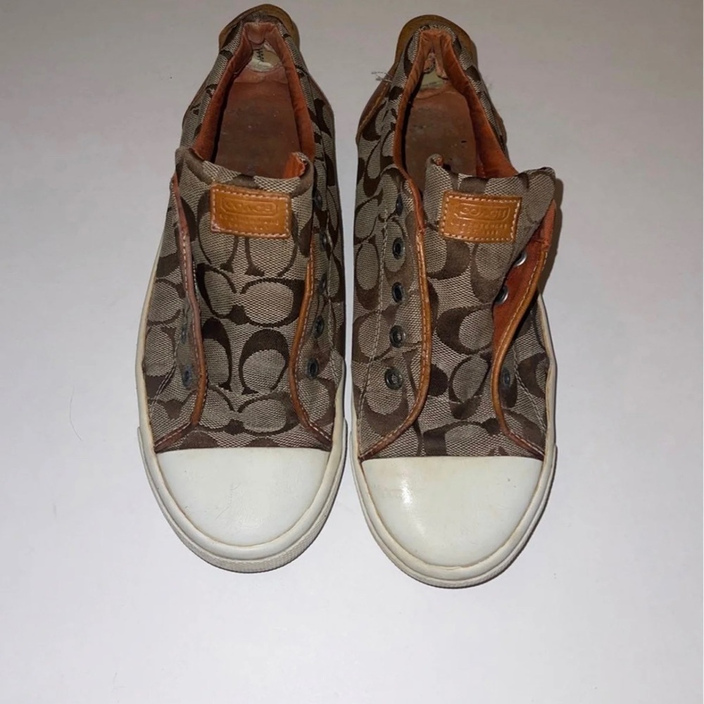 Canvas coach sneakers